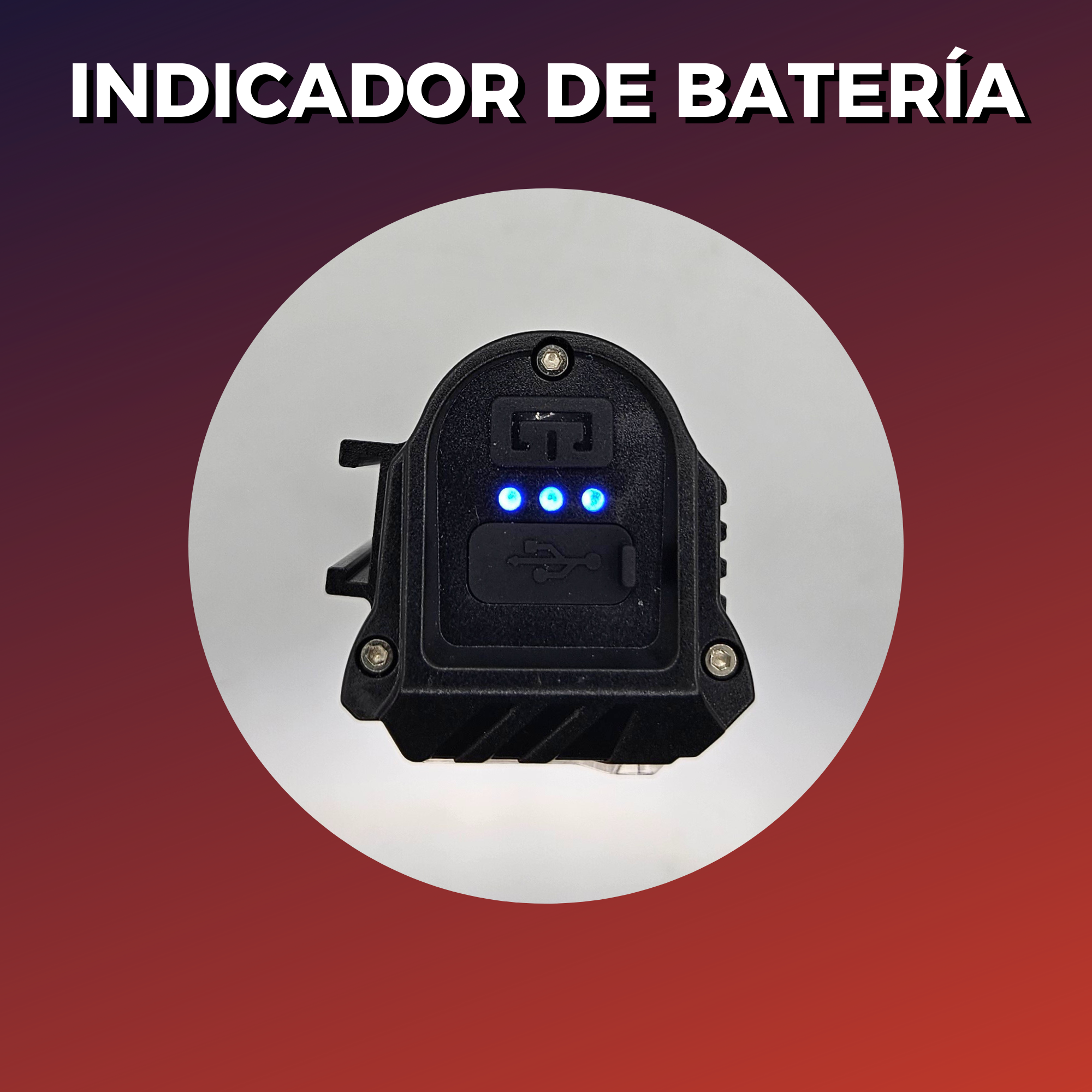 Lampara Para Bicicleta 5 Leds 5 Modos Iluminación Recargable